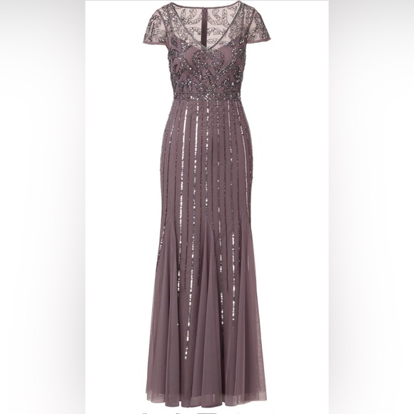 Women's Beaded Long Dress brand new size 10 - Picture 4 of 12